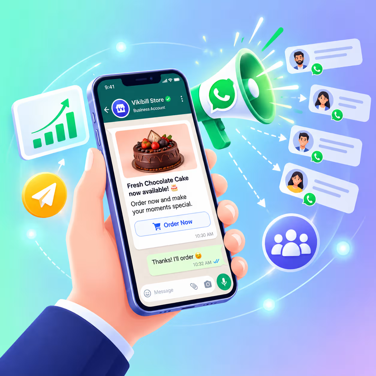 WhatsApp offer broadcast campaigns